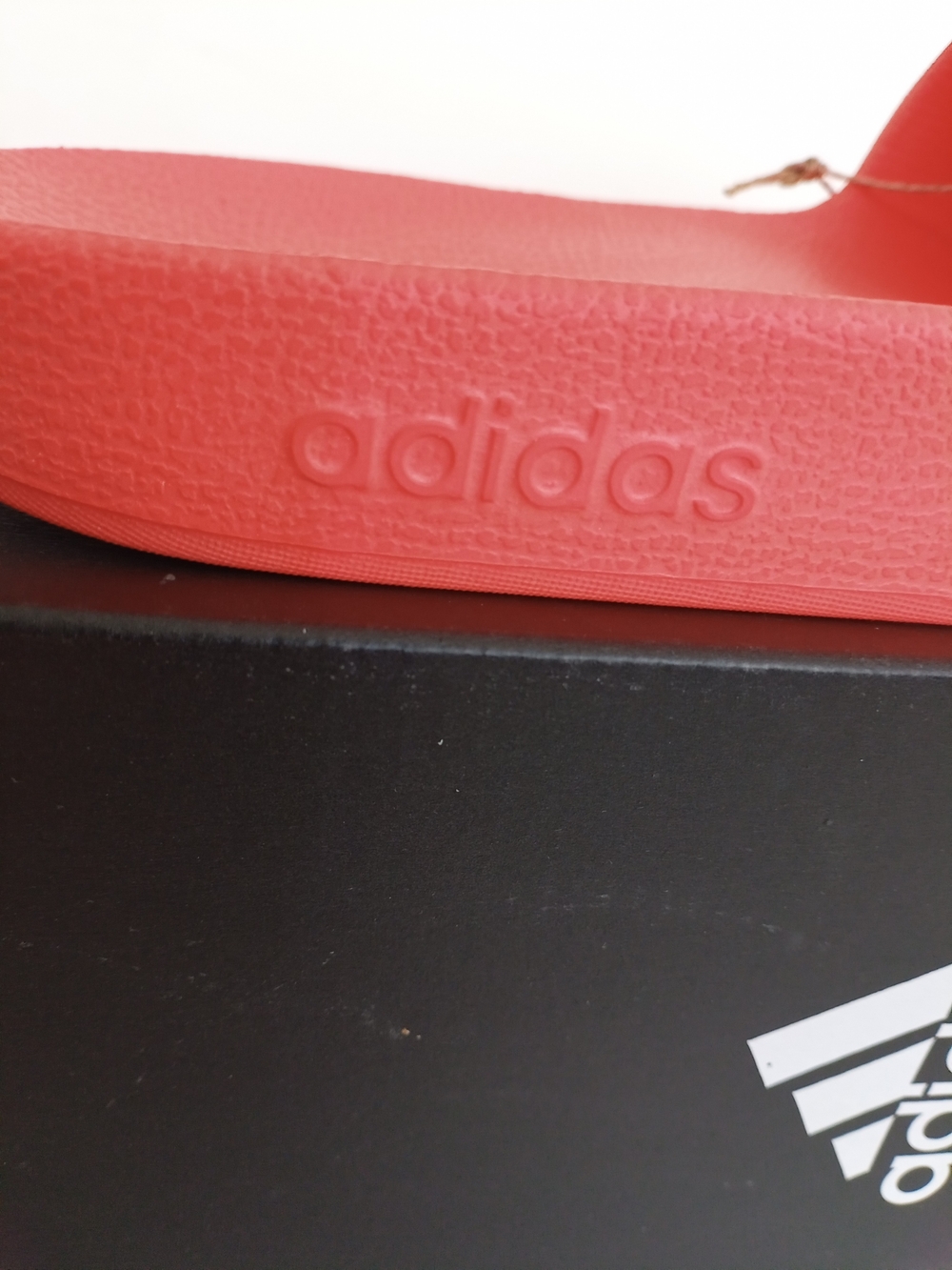 adidas Adilette Aqua Orange Slide Sandals with White Stripes Women's Size US 10 - Picture 4 of 16